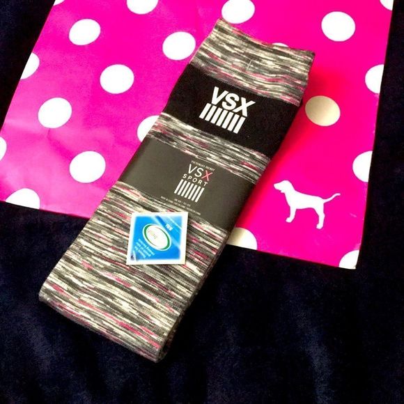 Victoria's Secret Accessories - Victoria's Secret VSX Sport Knee High Socks